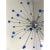 Blue Star Murano Glass Sputnik Chandelier by Simoeng For Sale - Image 4 of 9