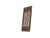 Vintage Aged Brown Geometric Lattice Rectangular Wood Wall Panel For Sale In San Francisco - Image 6 of 9