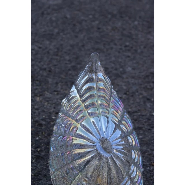 Iridescent Murano Glass Wall Lamps, Italy, 1970s, Set of 2 For Sale - Image 6 of 11