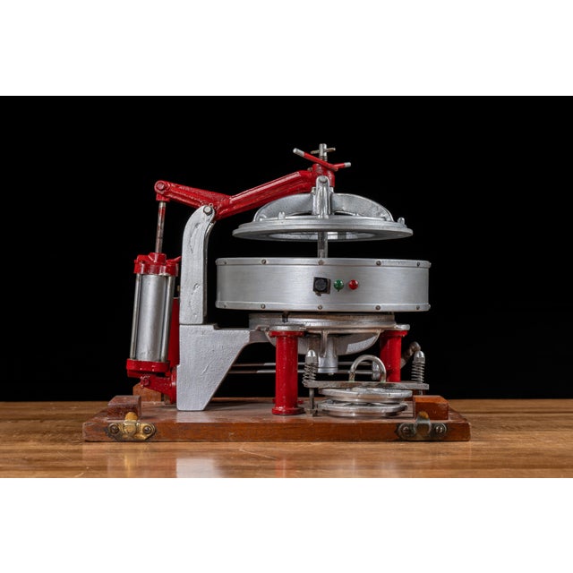 Wood Vintage Salesman Sample Tire Vulcanizing Machine For Sale - Image 7 of 16