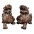 Pair of Antique Gilt Bronze Pixiu Statues, Mythical Beast Figures, 5.98kg For Sale