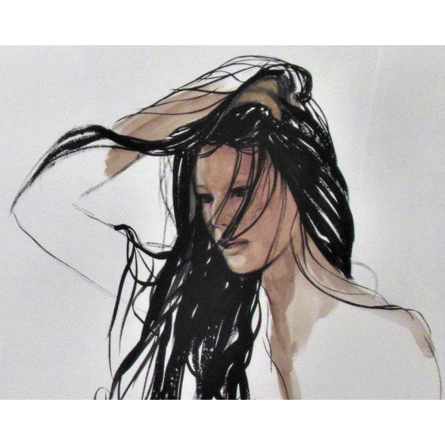 Realism Penni Anne Cross, Tresses, Circa 1990 For Sale - Image 3 of 7