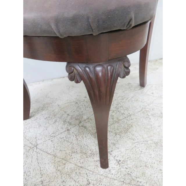 Wood 19th C. Louis Philippe Style Side Chairs - A Pair For Sale - Image 7 of 9