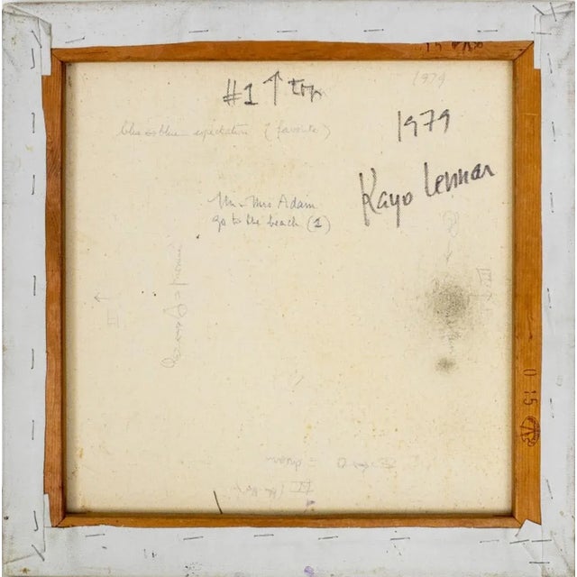 Kayo Lennar "Mr. & Mrs. Adam..." Oil on Canvas, Pair For Sale - Image 10 of 13