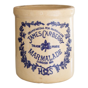 James Carberry London Ceramic Stoneware Marmalade Crock Half Gallon