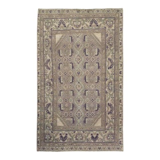 Galerie Shabab Collection Mid-20th Century Persian Malayer Throw Rug For Sale