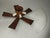 Brown Scandinavian Style Teak and Plastic Ceiling Light, 1960s For Sale - Image 8 of 11