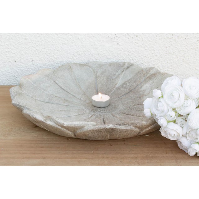Large 15"dm Grand Lotus Centerpiece For Sale - Image 9 of 9