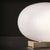 Alba Opaline Blown-Glass Table Lamp by Mariana Pellegrino Soto for Oluce For Sale - Image 3 of 6