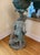 19th Century 19th Century Neoclassical Style Bronze Garden Urn Featuring a Boy With a Goat For Sale - Image 5 of 10