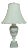 1980s Mosaic Urn Style Chic Table Lamp W. Shade For Sale