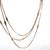 Metal 1920s 18k Yellow Gold Long French Bar Chain 61" For Sale - Image 7 of 8