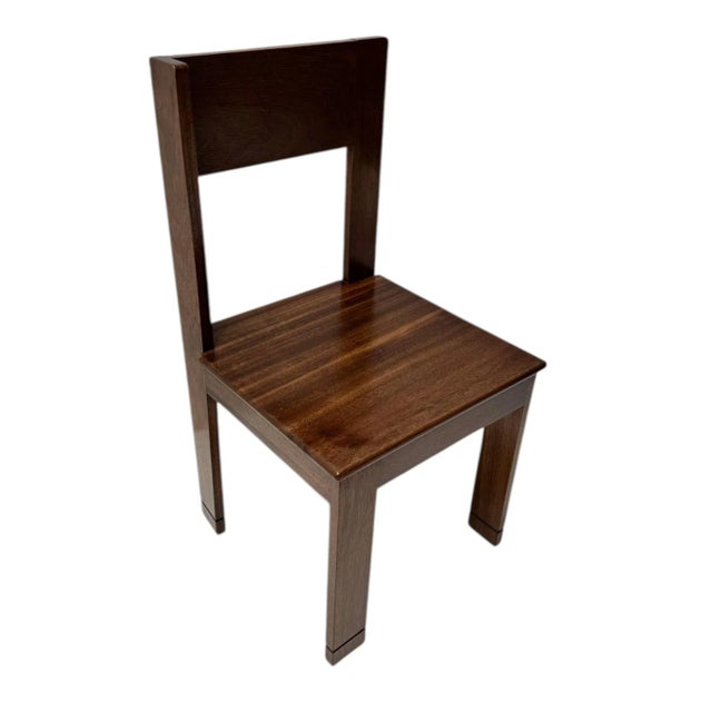 Art Deco Modernist Side Chair by J.A. Muntendam for L.O.V. Oosterbeek, 1920s For Sale - Image 3 of 13