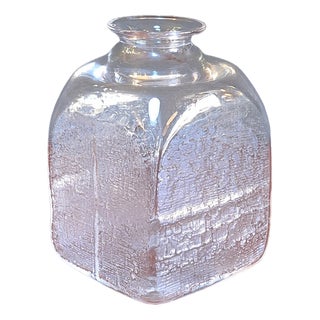 Blown Glass Vase by Christer Sjögren, 1970s For Sale