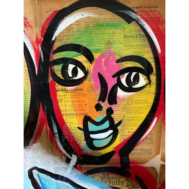 Early 21st Century Rare, Large-Scale Monumental Peter Keil Painting, Collaboration With Mike Mozart (MiMo) For Sale - Image 5 of 12