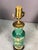19th Century Chinese Floral Relief Pottery Table Lamp For Sale - Image 9 of 9