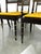 Hollywood Regency Late 20th Century Set of Six Baker Furniture Regency Ebonized and Parcel Gilt Cane Dining Chairs For Sale - Image 3 of 14
