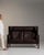 Two-seat leather sofa in Deep Espresso Brown. Its deep espresso brown finish sets off rolled arms, espresso leather...