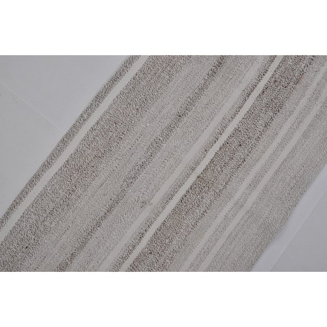 1950s Decorative Anatolian Stripe Kilim Runner For Sale - Image 10 of 10