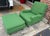 Mid-Century Modern 1970s Mid-Century Modern Green Chair + Ottoman (2pc Set) For Sale - Image 3 of 12