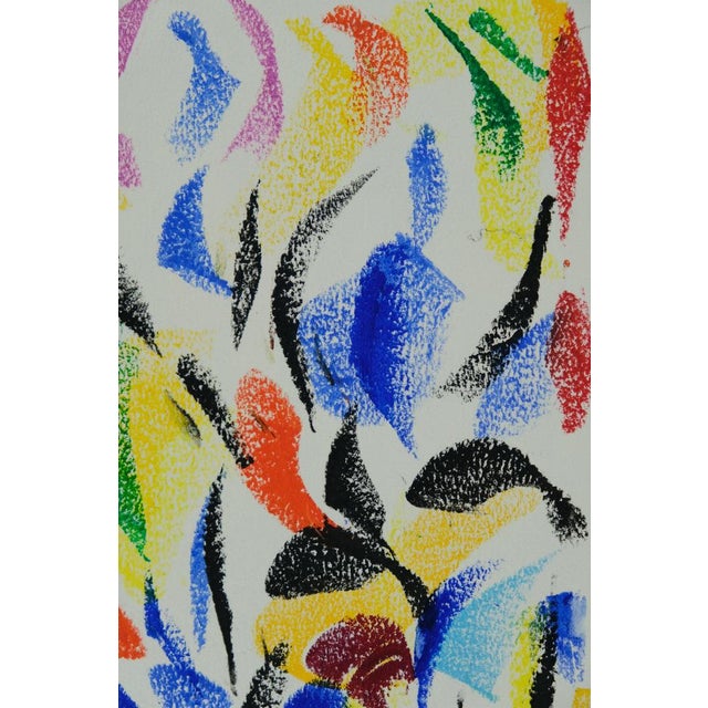 Françoise Galle, The Suspended Flight, Pastel For Sale - Image 4 of 7