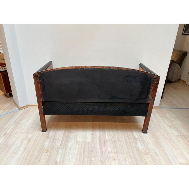 Biedermeier Sofa in Cherry Veneer and Horsehair, South Germany, 1830s For Sale - Image 18 of 18