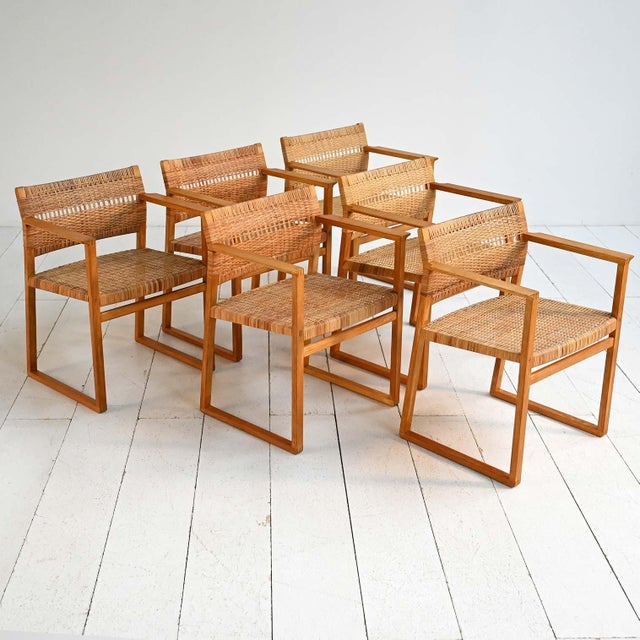 Model BM62 Chairs by Børge Mogensen, 1950s, Set of 6 For Sale - Image 16 of 16