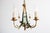 Gold Hollywood Regency Florentine Murano Glass Chandelier with Bird, Italy, 1970s For Sale - Image 8 of 10