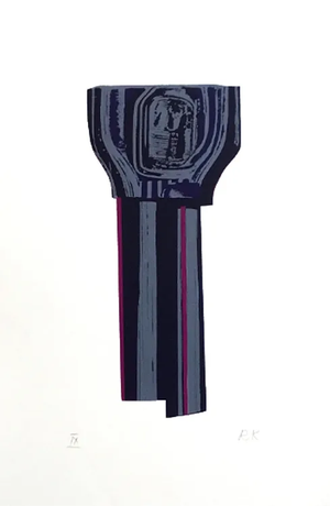 Ronald King Screenprint the Franklin Signed & Numbered 1978