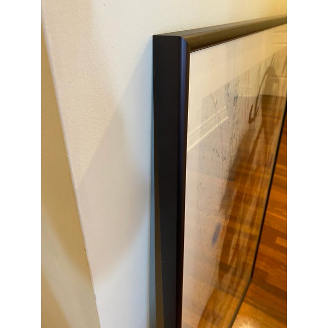 Mid-Century Modern 1960s Joan Miró Man and Woman Tel Aviv Museum Exhibition Poster Art For Sale - Image 3 of 5
