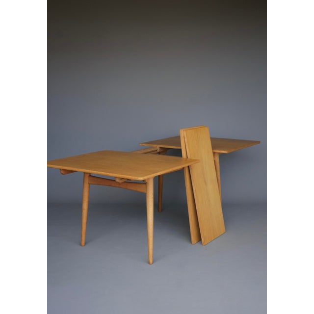 Oak Model AT 310 Extendable Dining Table by Hans J. Wegner for Andreas Tuck,1960s For Sale - Image 15 of 18