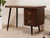 Madagascar 1950s Vintage Single Pedestal Double Drawer Desk For Sale - Image 10 of 11
