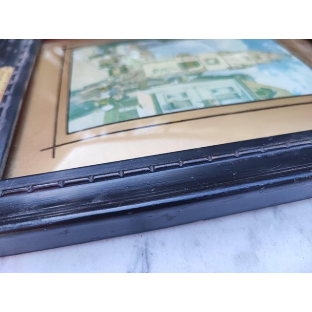 Antique Lithograph, Freiburg, 1890s For Sale - Image 6 of 11