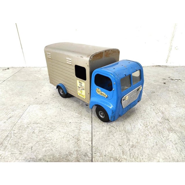 Brown Vintage Tin Toy Car from Tri-Ang, 1950s For Sale - Image 8 of 9
