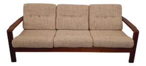 Scandinavian Three-Seater Bench, 1960s
