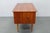 Brown Mid-Century Modern Danish Teak Writing Desk with Oak Legs, 1960s For Sale - Image 8 of 18