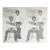 “George N’ Frank Coming” Graphite Drawing Signed by James Spencer Russell For Sale