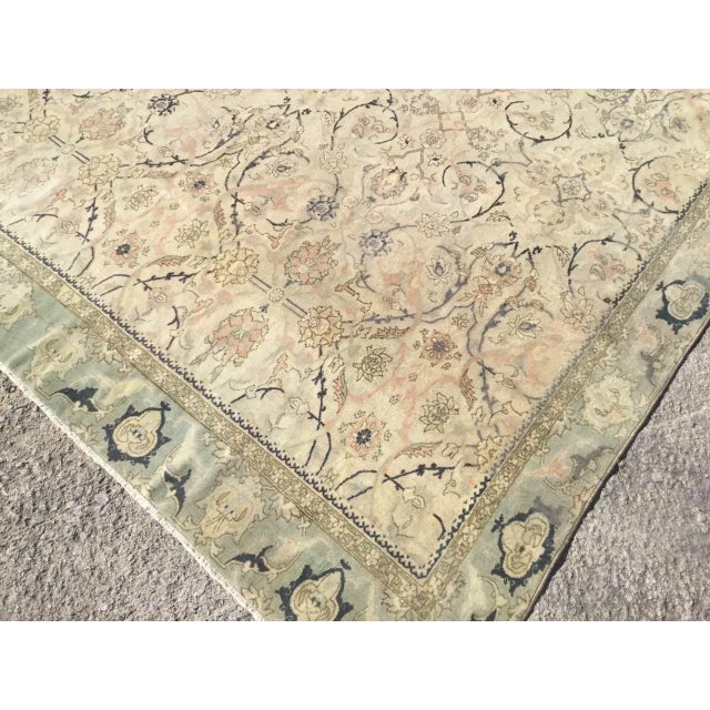 1940s Vintage Oushak Rug - 87" X 136" For Sale - Image 4 of 11