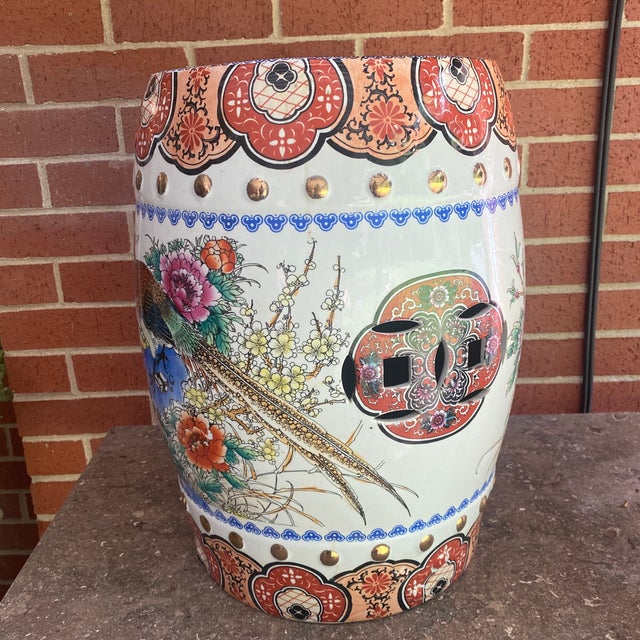 Vintage MidCentury Chinese Garden Stool Chairish
