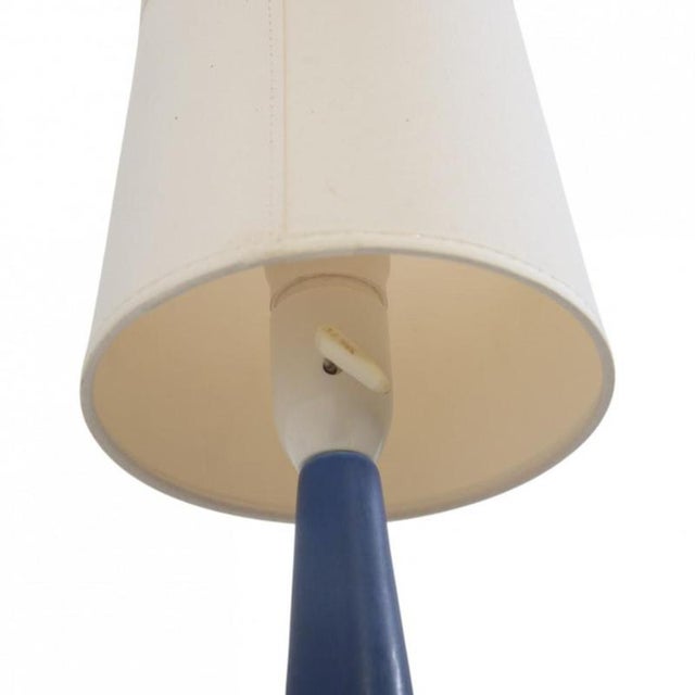 Blue Ceramic Lamp from Palshus, 1960s For Sale - Image 3 of 7