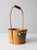 Brown Vintage Hand-Painted Balsa Wood Basket For Sale - Image 8 of 10