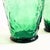 Green Mid Century Green Crinkle Glass Tumblers - Set of 4 For Sale - Image 8 of 12