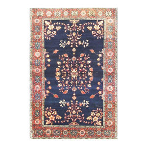 Antique Super Fine Feraghan Sarouk Rug, 3'1" X 4'8"
