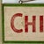 Mid 20th Century A Splendid Vintage "Chinese Food" Double Sided Trade Sign in Green-Painted Wood Frame For Sale - Image 5 of 13