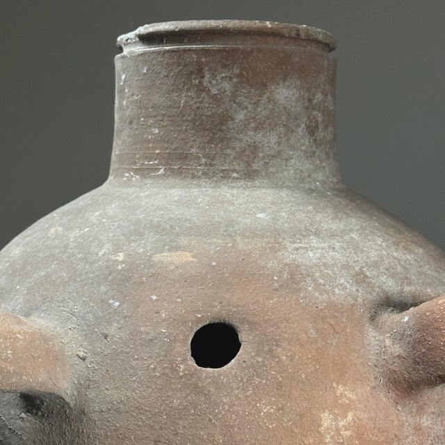 Early 20th Century Large Antique Patinated Terracotta Olive Jar For Sale - Image 5 of 11