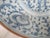 Asian Chinese Qing Dynasty Batavia Blue & White Sweet Pea Flower Porcelain 11" Bowl For Sale - Image 3 of 7
