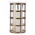 Modern Wavy Glass Candle Holder with Distressed Metal Frame 12.25"H For Sale - Image 3 of 5