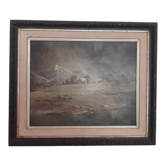 Texas Prisoner Inmate Art Mountain House Painting For Sale