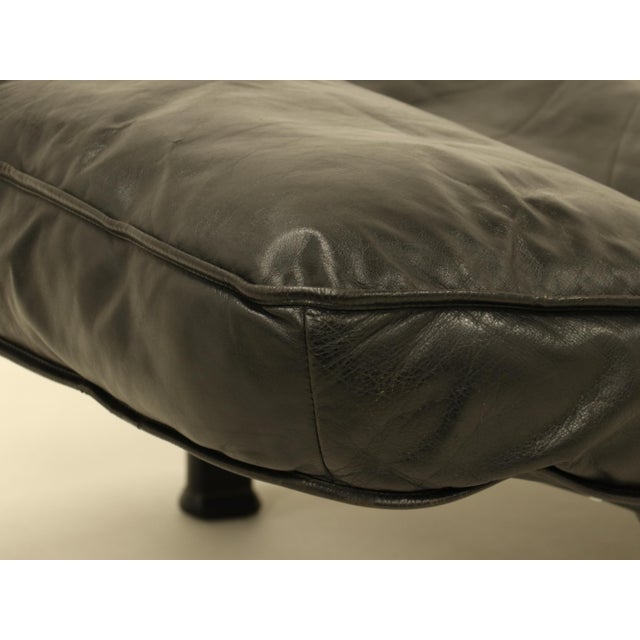 Daybed in Black Leather by Zanotta, 1990s For Sale - Image 17 of 18