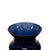 Italian Sculptural Blue Murano Glass Vase with Clear Glass Base, 1970s For Sale - Image 4 of 5